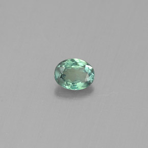 Alejandrita multicolor natural de 0,13 ct, corte óvalo, VS