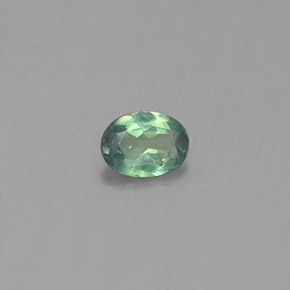 Alejandrita multicolor natural de 0,14 ct, corte óvalo, VS