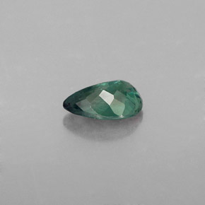 Alejandrita multicolor natural de 0,54 ct, en forma de pera, VS