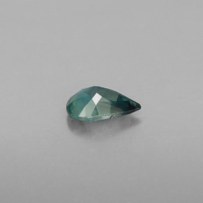 Alejandrita multicolor natural de 0,38 ct, en forma de pera, VS