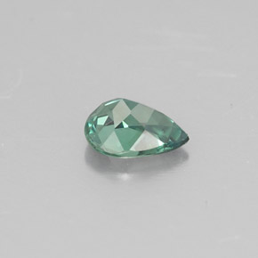 Alejandrita multicolor natural de 0,34 ct, en forma de pera, VS