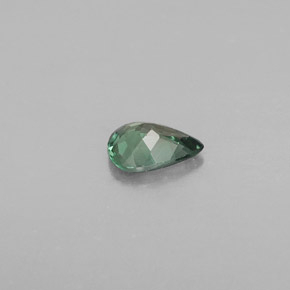 Alejandrita multicolor natural de 0,28 ct, en forma de pera, VS