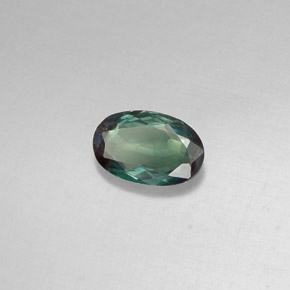 Alejandrita multicolor natural de 0,44 ct, corte óvalo, VS