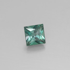 Alejandrita multicolor natural de 0,33 ct, cuadrado, VS