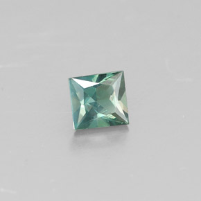 Alejandrita multicolor natural de 0,23 ct, cuadrado, VVS-VS