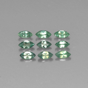 Gemas de Alexandrita Verde/rojo natural de  ct, Marquesa, VS