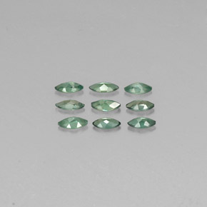Gemas de alejandrita multicolor natural de  ct, marquesa, VS