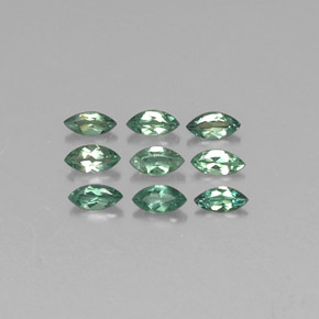 Gemas de alejandrita cambio de color natural de  ct, marquesa, VS