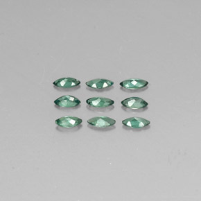 Gemas de alejandrita multicolor natural de  ct, marquesa, VS