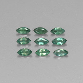 Gemas de alejandrita cambio de color natural de  ct, marquesa, VS