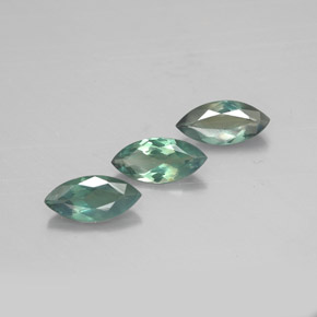 Gemas de alejandrita multicolor natural de  ct, marquesa, VS