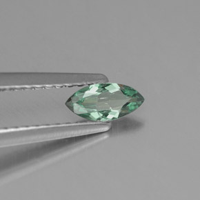 Alejandrita multicolor natural de 0,25 ct, marquesa, VS