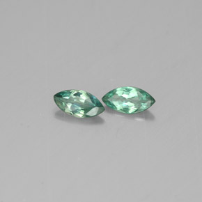 Gemas de alejandrita multicolor natural de  ct, marquesa, VS