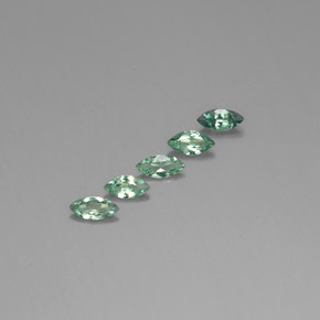 Gemas de Alexandrita Verde/rojo natural de  ct, Marquesa, VS