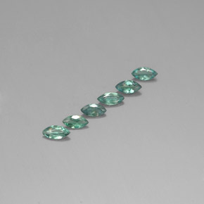 Gemas de Alexandrita Verde/rojo natural de  ct, Marquesa, VS