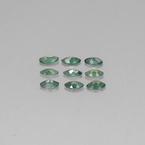 Gemas de alejandrita multicolor natural de  ct, marquesa, VS