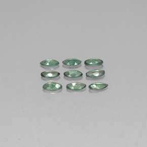 Gemas de alejandrita cambio de color natural de  ct, marquesa, VS