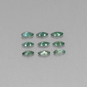Gemas de alejandrita cambio de color natural de  ct, marquesa, VS