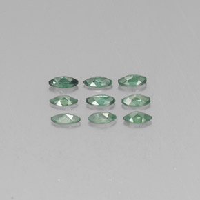 Gemas de alejandrita multicolor natural de  ct, marquesa, VS