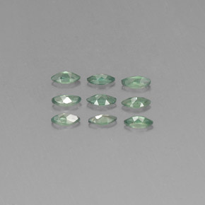 Gemas de alejandrita multicolor natural de  ct, marquesa, VVS-VS