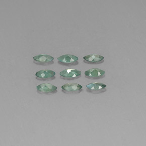 Gemas de alejandrita multicolor natural de  ct, marquesa, VVS-VS