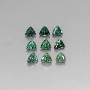 Gemas de alejandrita multicolor natural de  ct, trillón, VS