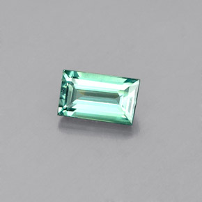 Alejandrita multicolor natural de 0,37 ct, baguette, VVS-VS