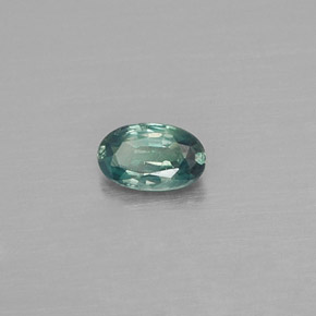 Alejandrita multicolor natural de 0,17 ct, corte óvalo, VS