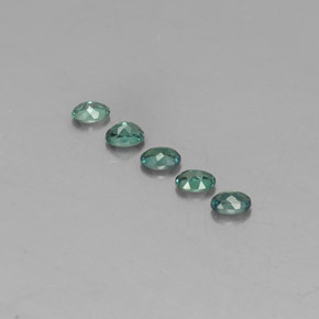 Gemas de alejandrita multicolor natural de  ct, corte óvalo, VS