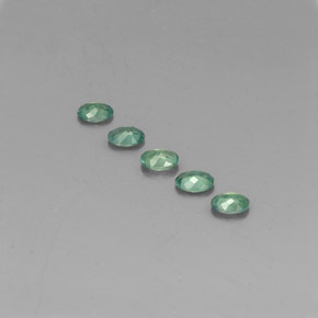 Gemas de alejandrita multicolor natural de  ct, corte óvalo, VS