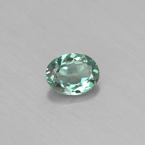 Alexandrita Verde/rojo natural de 0.35 ct, Corte Óvalo, VS-SI