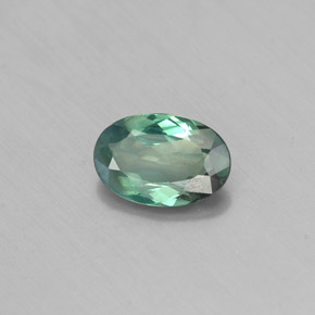 Alejandrita multicolor natural de 0,42 ct, corte óvalo, VS