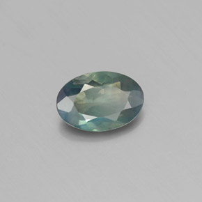 Alejandrita multicolor natural de 0,43 ct, corte óvalo, VS