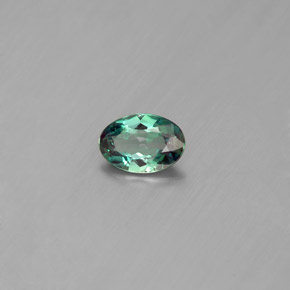 Alejandrita multicolor natural de 0,36 ct, corte óvalo, VS-SI