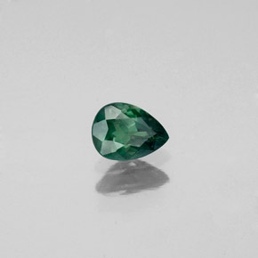 Alejandrita multicolor natural de 0,33 ct, en forma de pera, VS