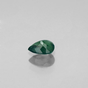 Alejandrita multicolor natural de 0,33 ct, en forma de pera, VS