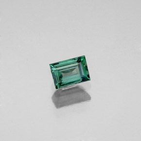 Alexandrita Verde/rojo natural de 0.28 ct, Corte Baguette, VS