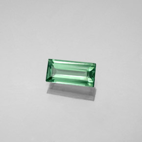 Alejandrita multicolor natural de 0,56 ct, baguette, VS