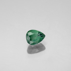 Alejandrita multicolor natural de 0,50 ct, en forma de pera, VS