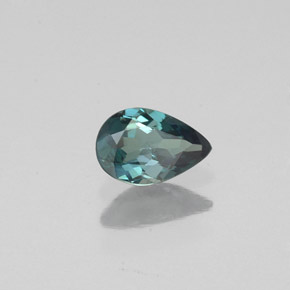 Alejandrita multicolor natural de 0,34 ct, en forma de pera, VS-SI