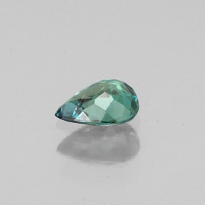 Alejandrita multicolor natural de 0,28 ct, en forma de pera, VVS-VS