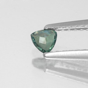 Alejandrita multicolor natural de 0,15 ct, trillón, VS