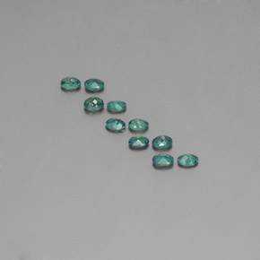 Gemas de alejandrita multicolor natural de  ct, corte óvalo, VS