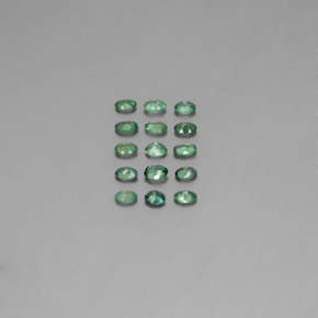 Gemas de alejandrita multicolor natural de  ct, corte óvalo, VS