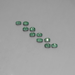 Gemas de alejandrita multicolor natural de  ct, corte óvalo, VS