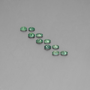 Gemas de alejandrita multicolor natural de  ct, corte óvalo, VS
