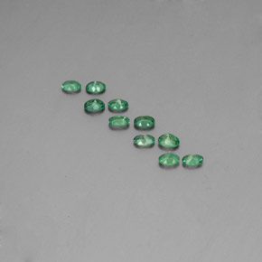 Gemas de alejandrita multicolor natural de  ct, corte óvalo, VS