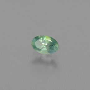 Alejandrita multicolor natural de 0,49 ct, corte óvalo, VS