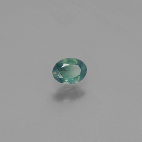 Alejandrita multicolor natural de 0,31 ct, corte óvalo, VS