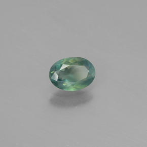 Alexandrita Verde/rojo natural de 0.55 ct, Corte Óvalo, VS-SI